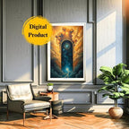 Pathway To The Stars: Surreal Celestial Decor (Set of 3 Digital Prints)