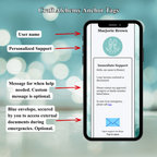 Elderly & Caregiver Anchor Tag Support System