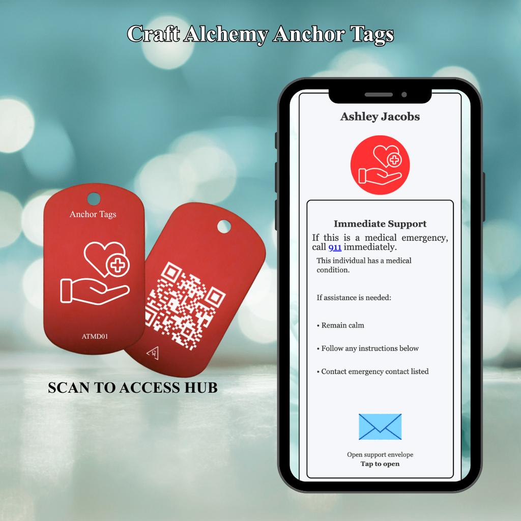 Medical Support Anchor Tag System