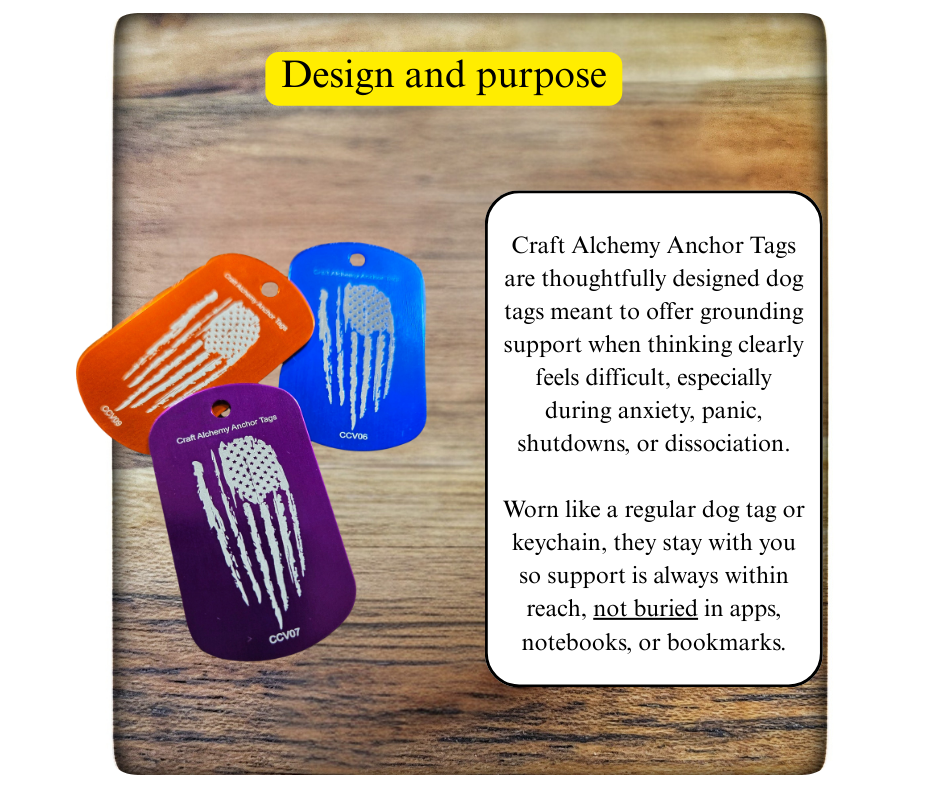 Craft Alchemy Anchor Tags – Personalized Calming Support