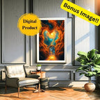 Pathway To The Stars: Surreal Celestial Decor (Set of 3 Digital Prints)