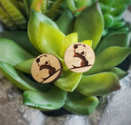 Panda Stud Earrings