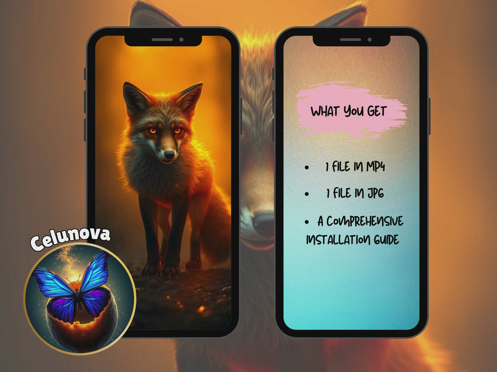Mystic Fox Live Wallpaper(Digital Download)