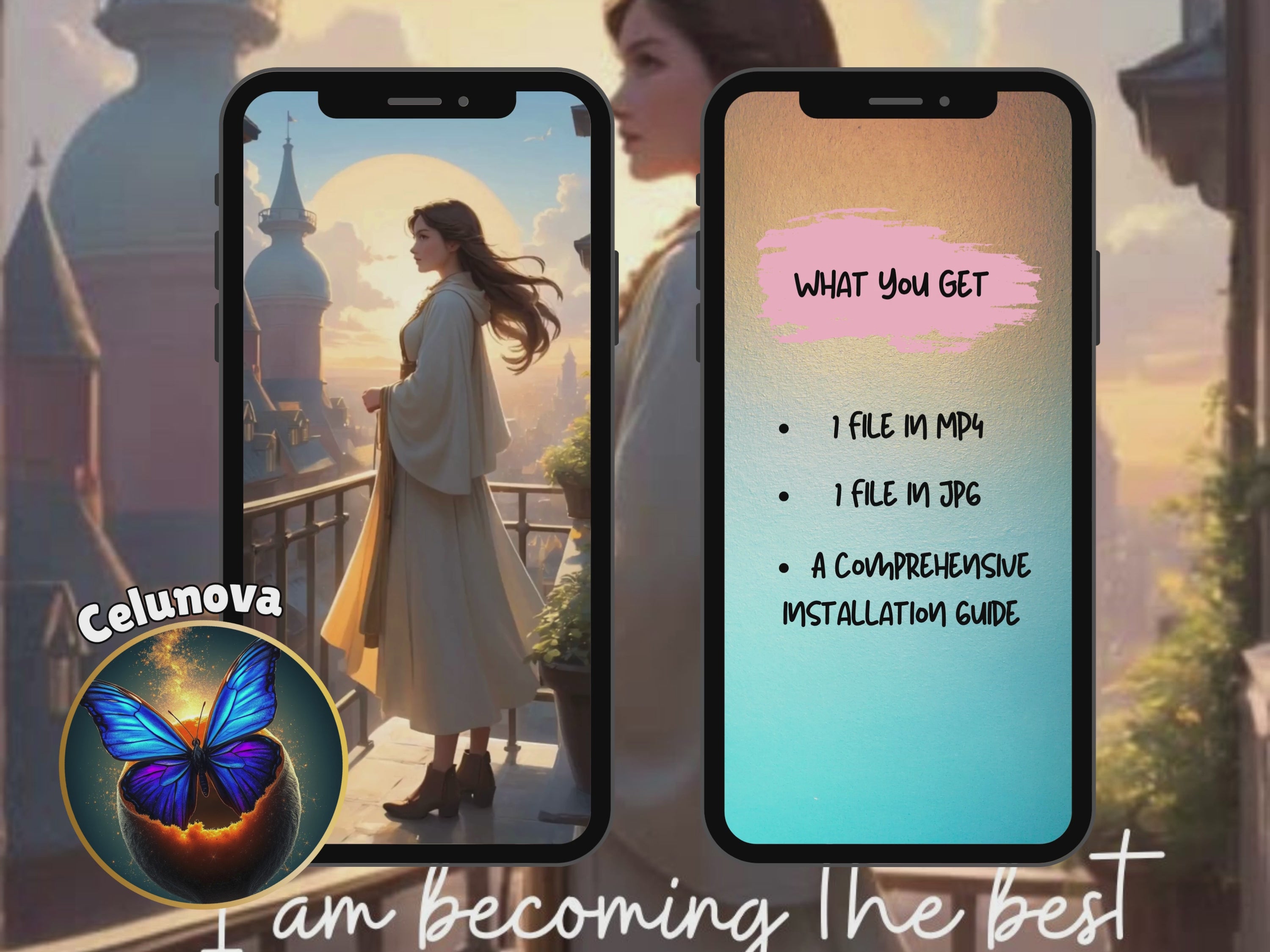 Becoming The Best Version of Me: Affirmation Live Wallpaper