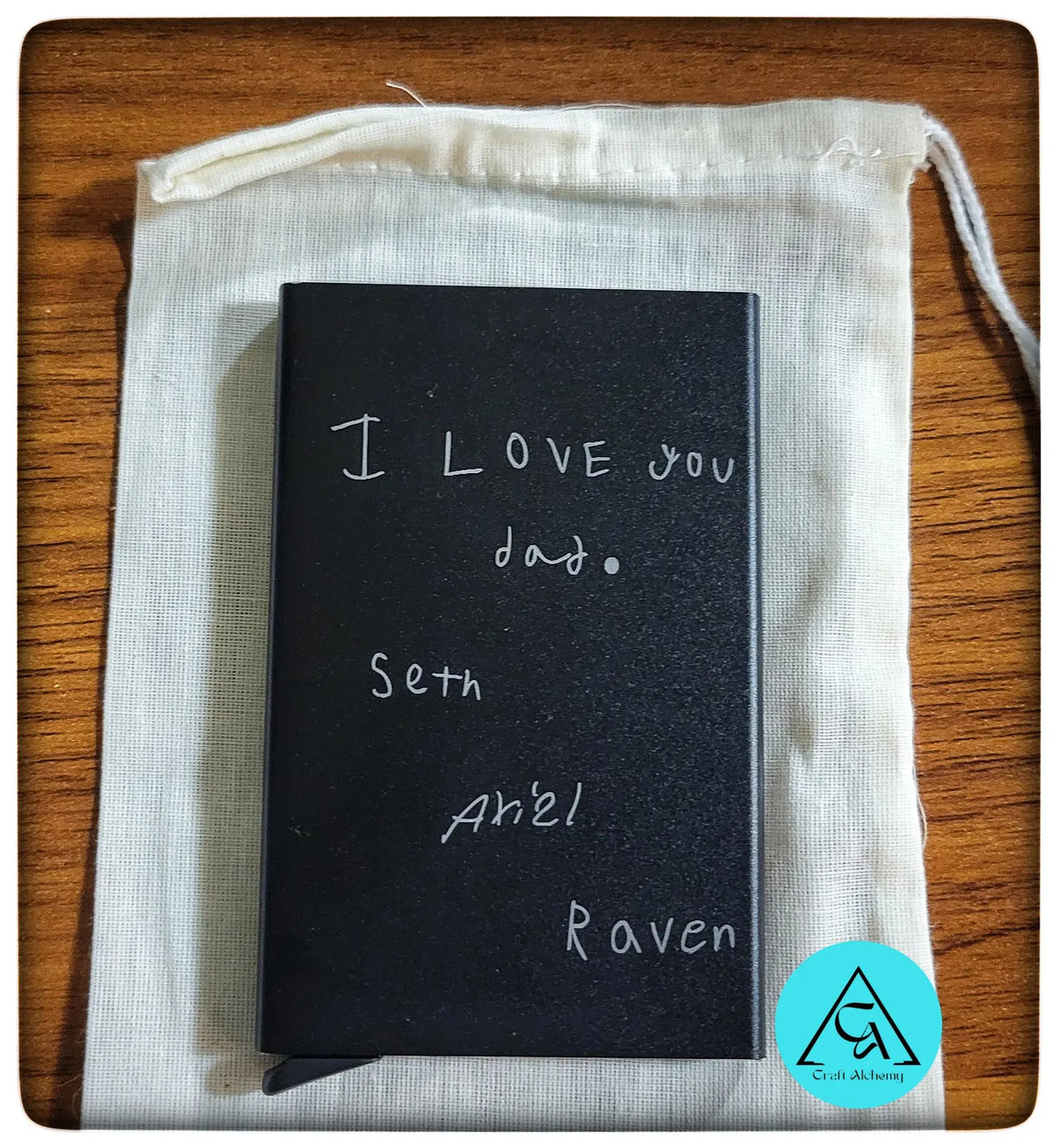 Minimalist Engraved Wallet
